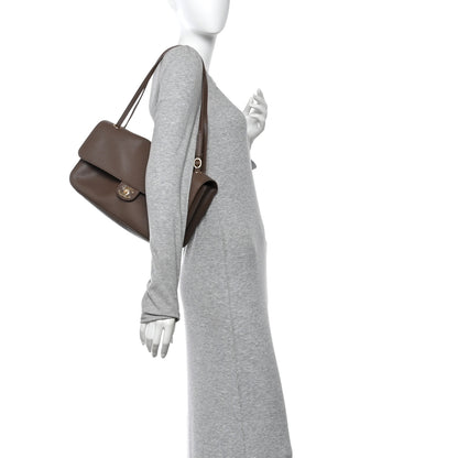 Chanel Grained Calfskin Small Souplissimo Maxi Flap Light Brown 2 of 11