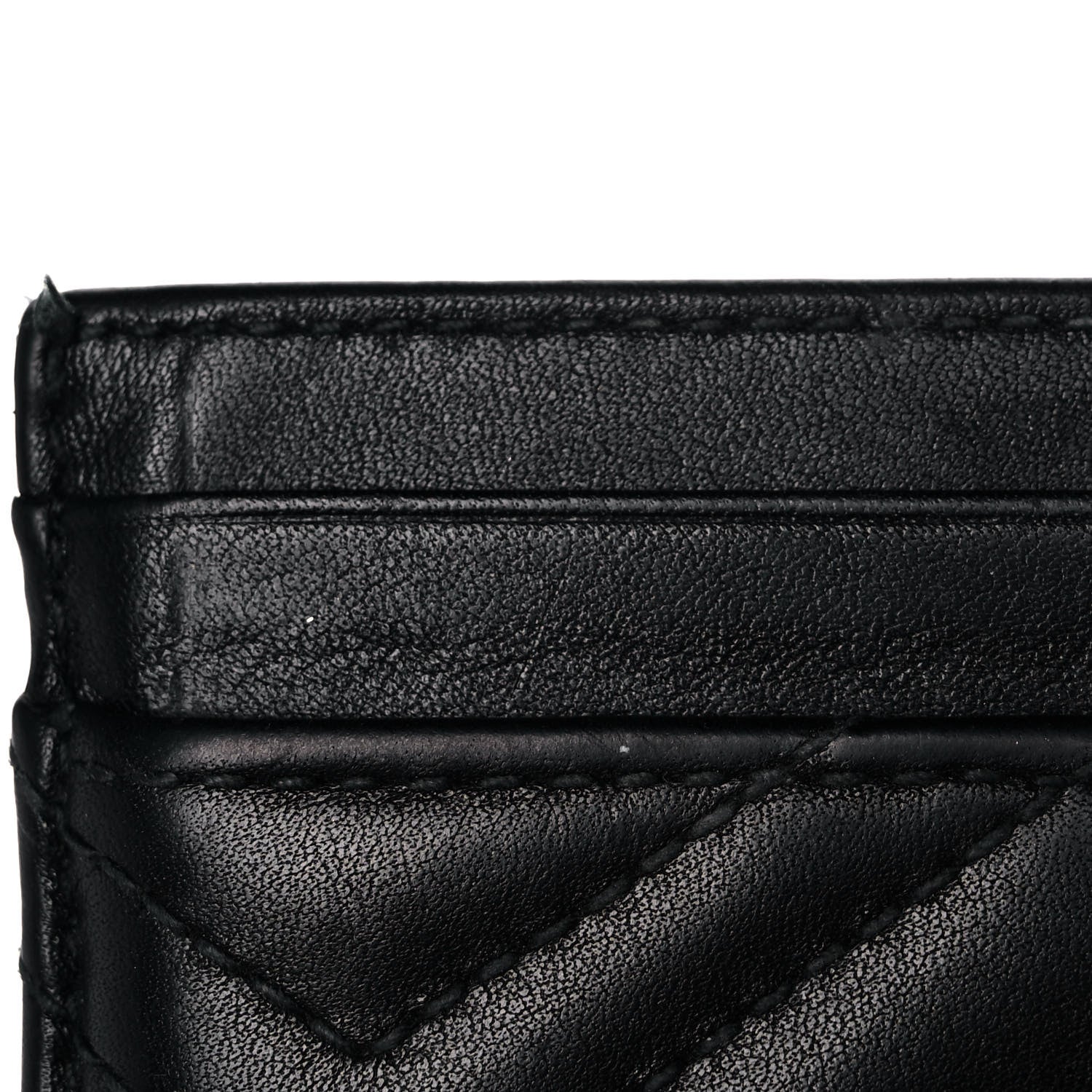 Gucci Calfskin Matelasse GG Marmont Card Holder Black 11 of 14