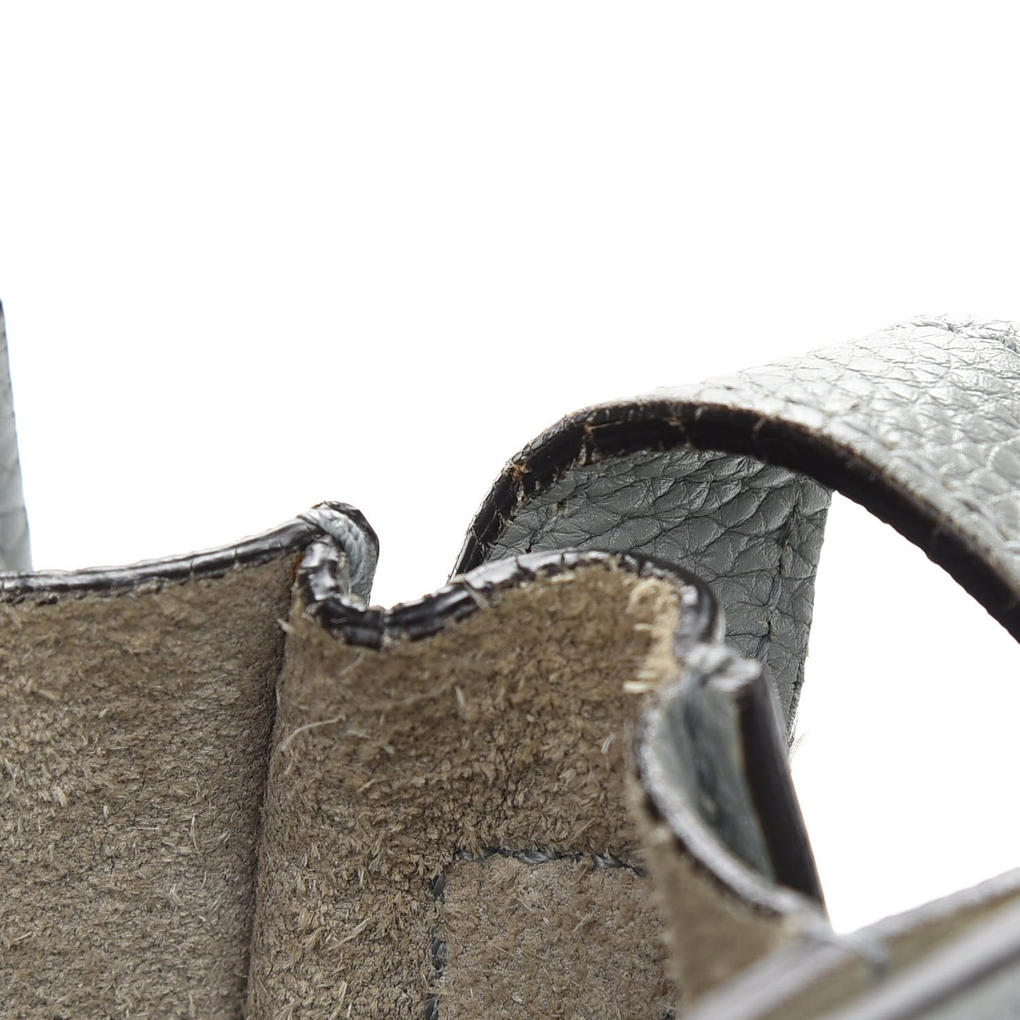 Soft Calfskin Small Jackie Shoulder Bag Grey