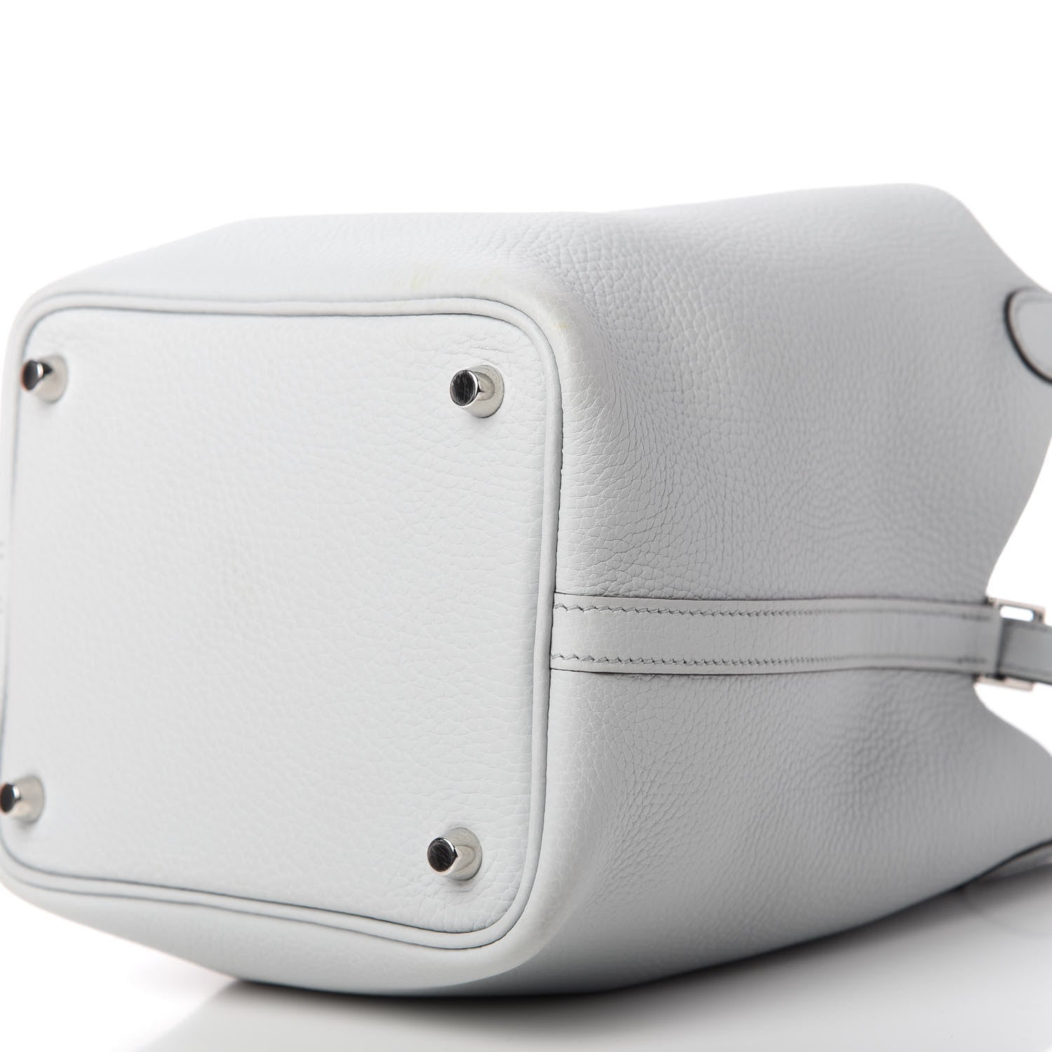 Hermes Taurillon Clemence Picotin Lock 18 PM Bleu Brume 7 of 12