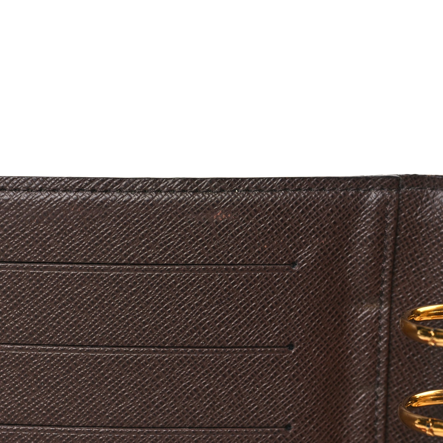 Damier Ebene Medium Ring Agenda Cover