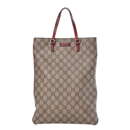 Gucci GG Plus Monogram Vertical Tote Red 1 of 24