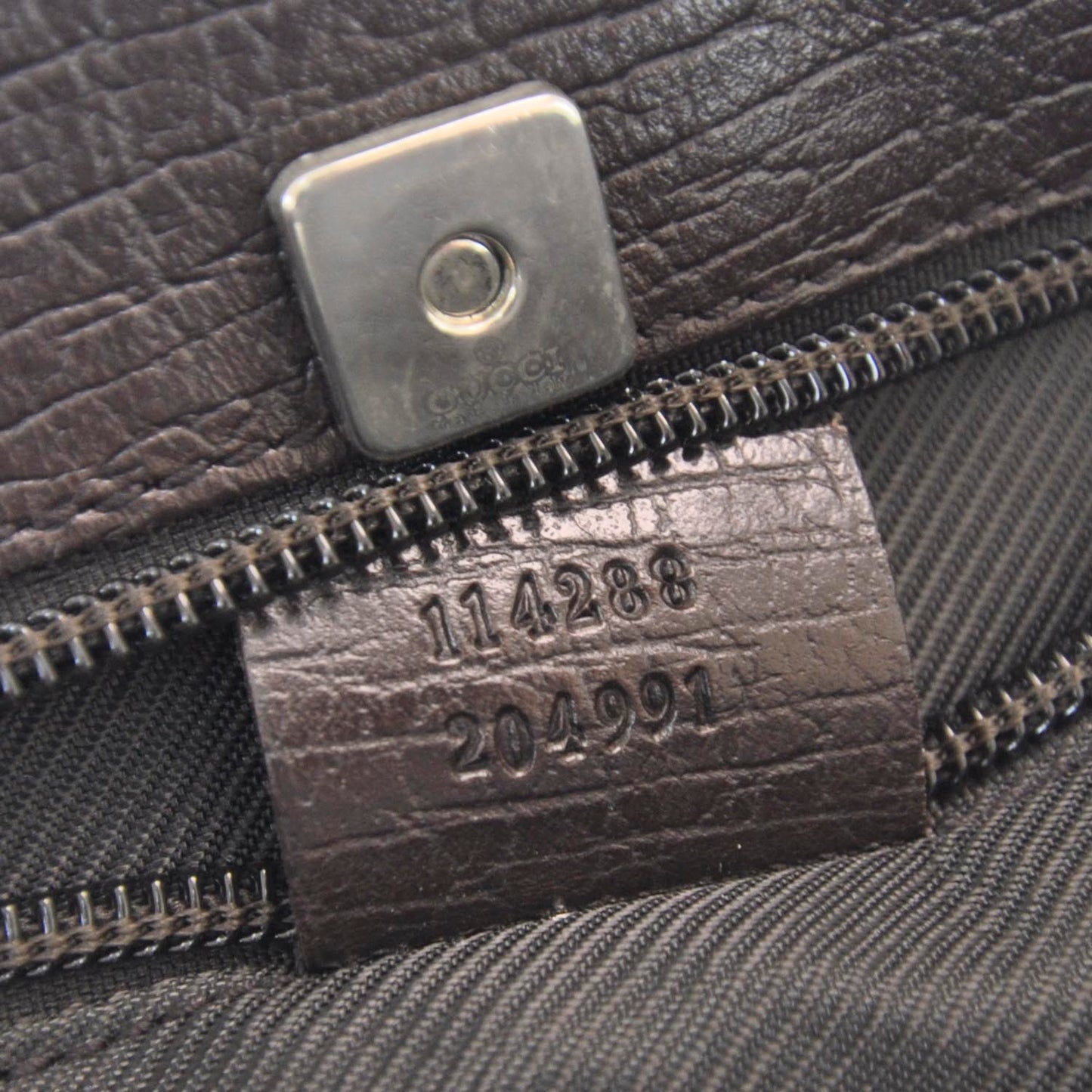GG Plus Monogram Medium Joy Tote Dark Brown