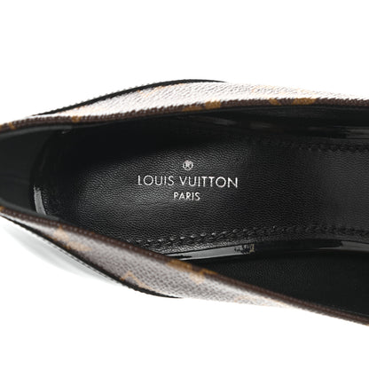 Louis Vuitton Monogram Cherie Pumps 39 Black 6 of 12