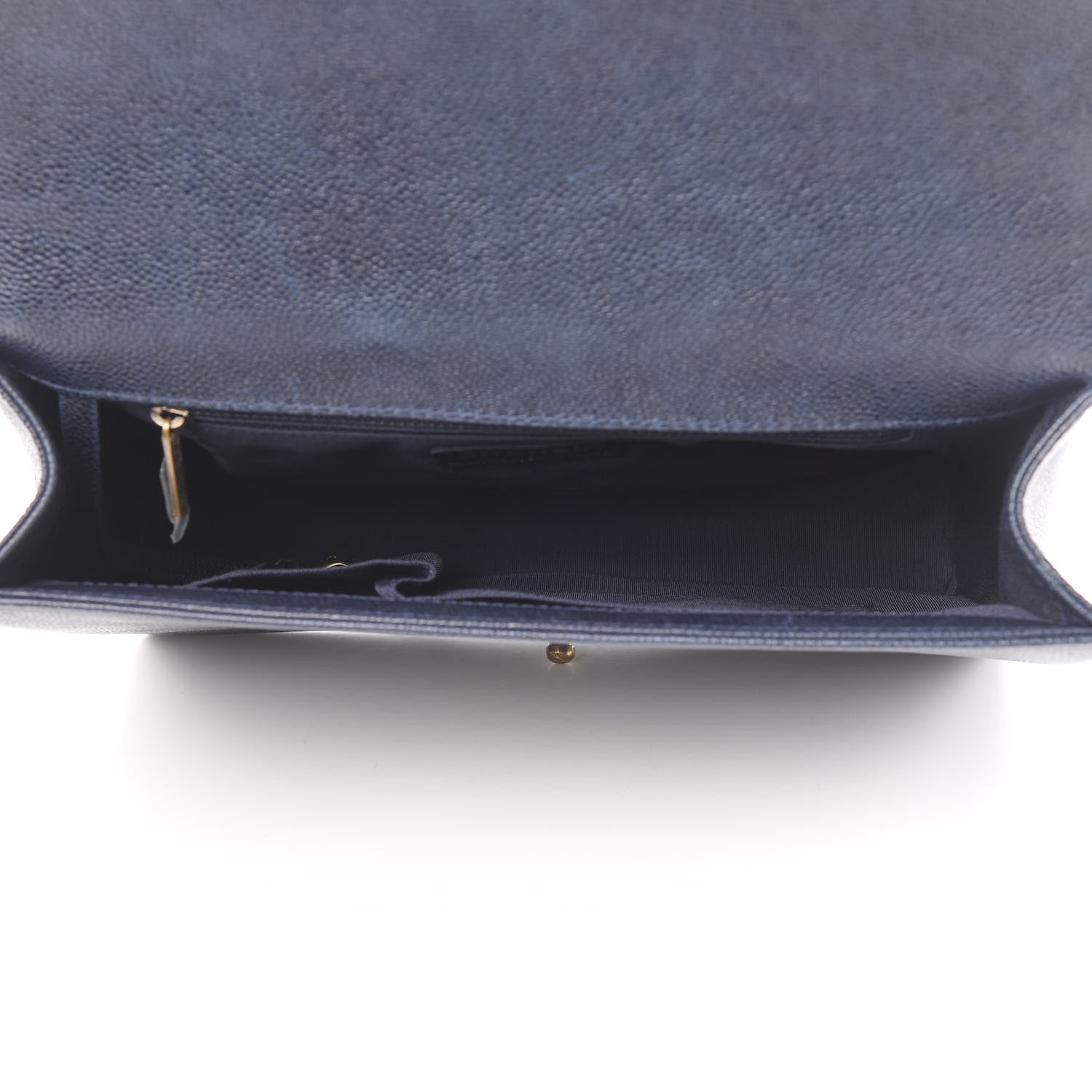 Chanel Caviar Quilted Large Boy Flap Blue 5 of 11