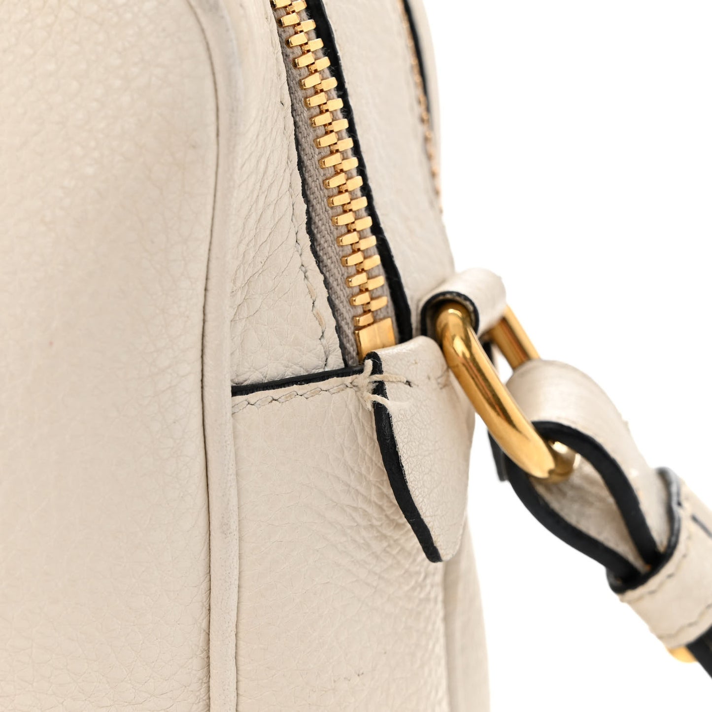 Vitello Phenix Camera Bag Bianco