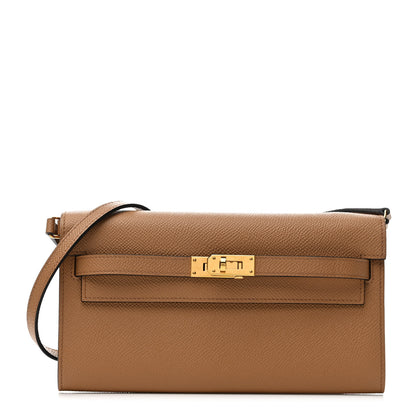 Hermes Epsom Verso Kelly Wallet To Go Chai Mauve Sylvestre 1 of 10