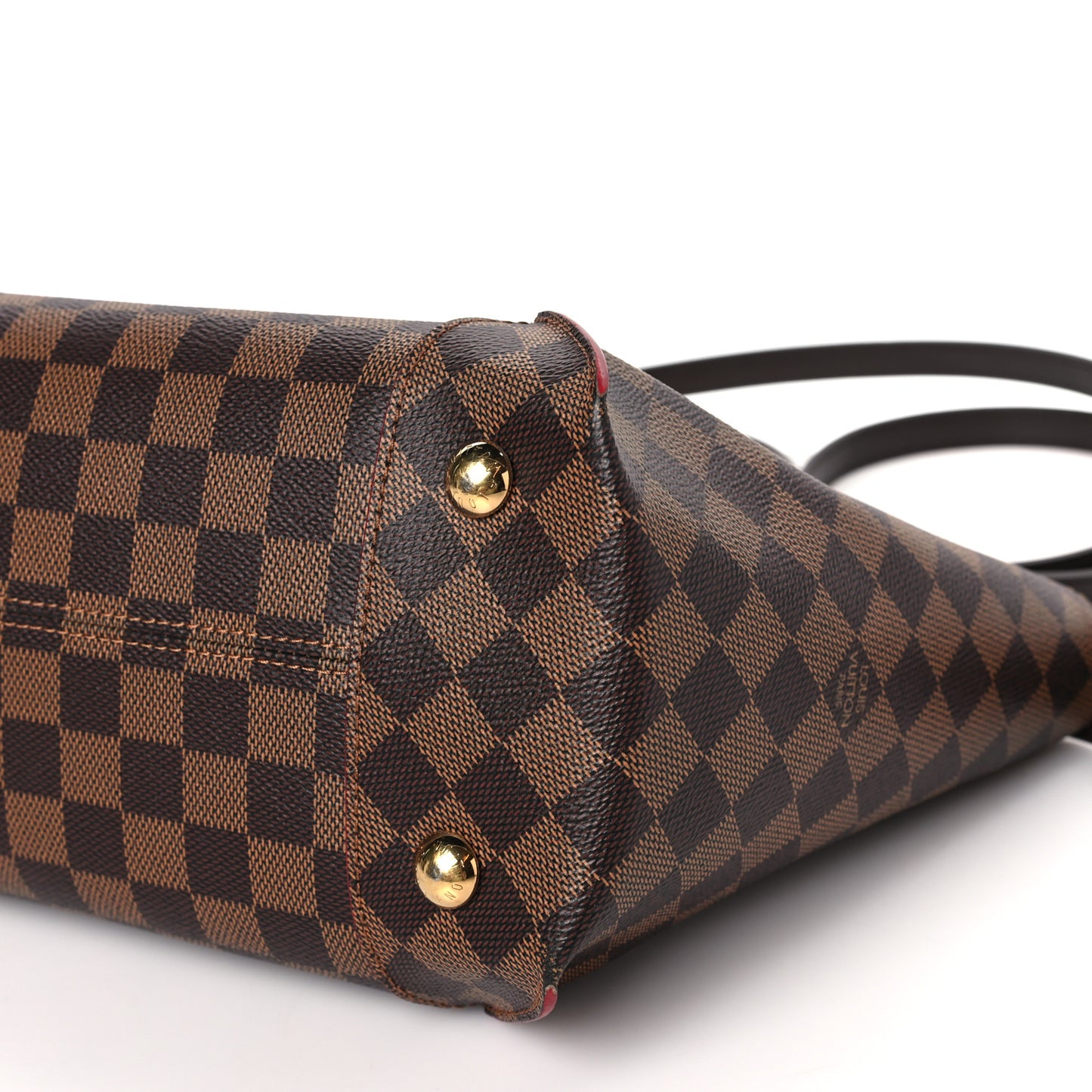Damier Ebene Caissa Tote PM Cherry