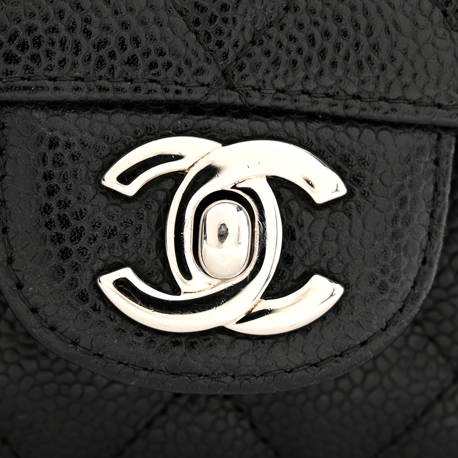 Chanel Caviar Quilted East West Flap Black 12 of 13