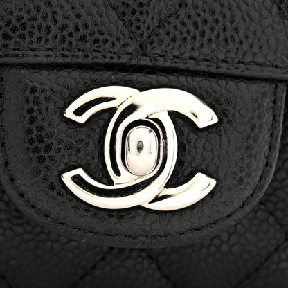 Chanel Caviar Quilted East West Flap Black 12 of 13