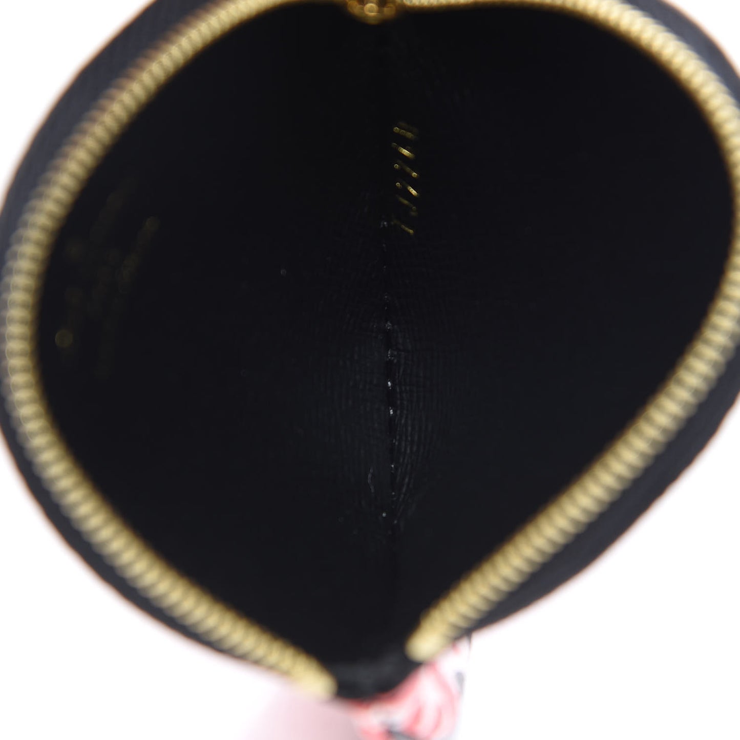 Monogram Giant Crafty Round Coin Purse Creme Rouge