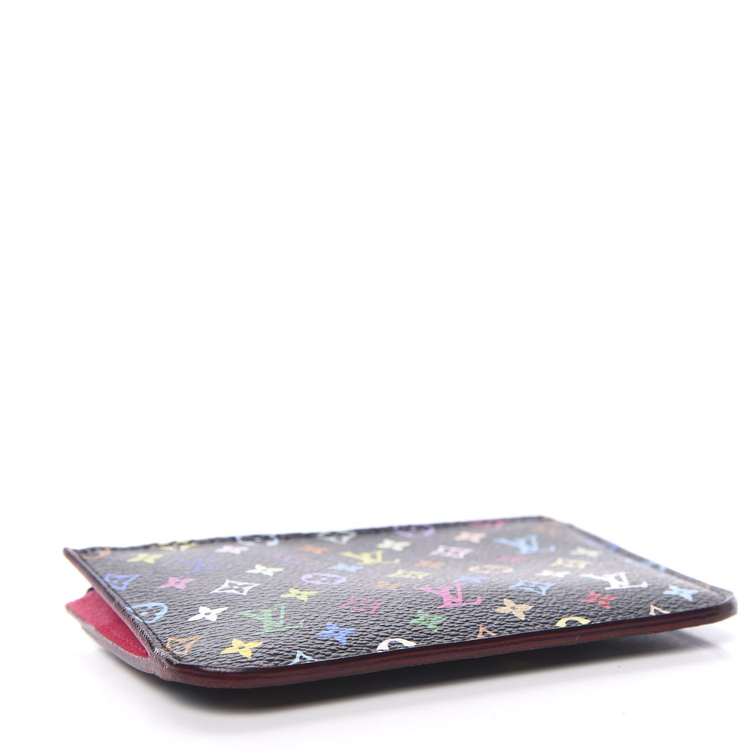 Louis Vuitton Monogram Multicolor Key Pouch Black Grenade 3 of 5