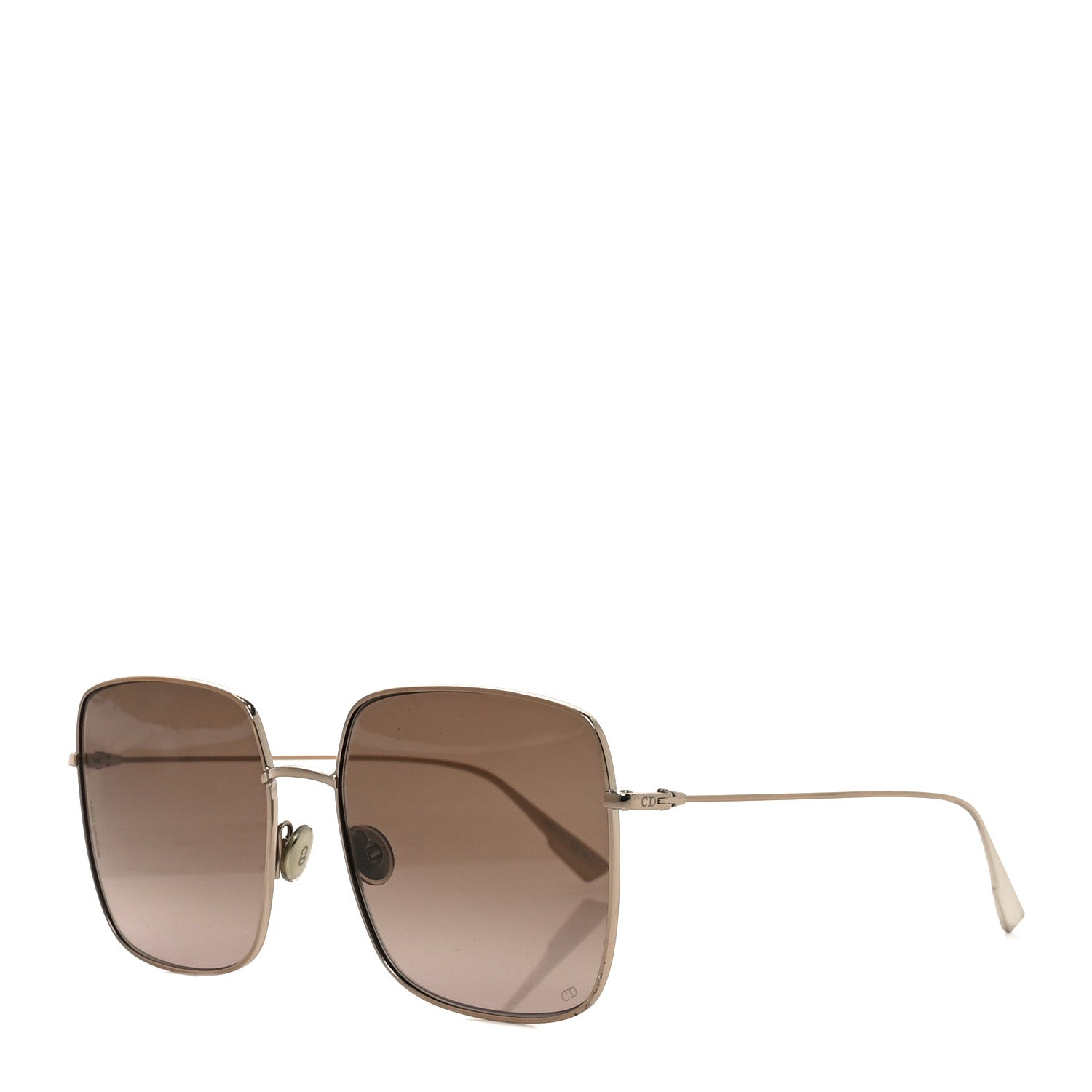 Christian Dior Metal Stellaire 1 Square Sunglasses Gold 1 of 7