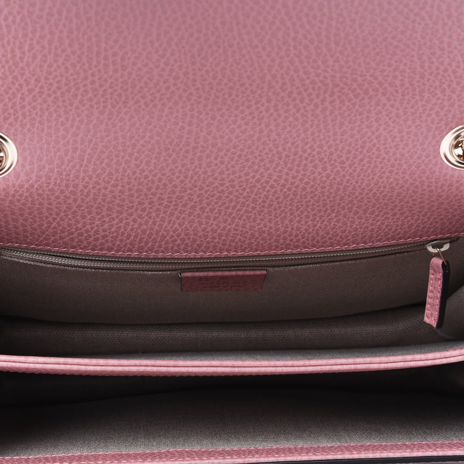 Gucci Dollar Calfskin Interlocking G Shoulder Bag Soft Pink 5 of 14