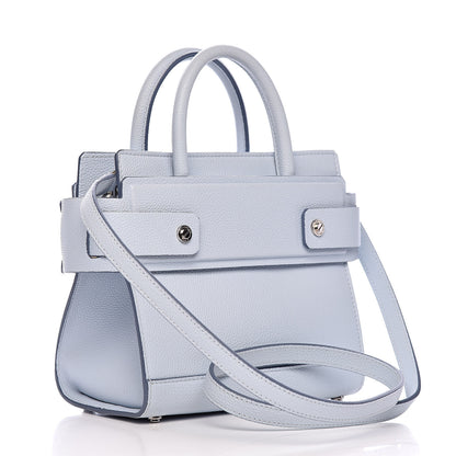 Givenchy Grained Calfskin Mini Horizon Satchel Pale Blue 3 of 12
