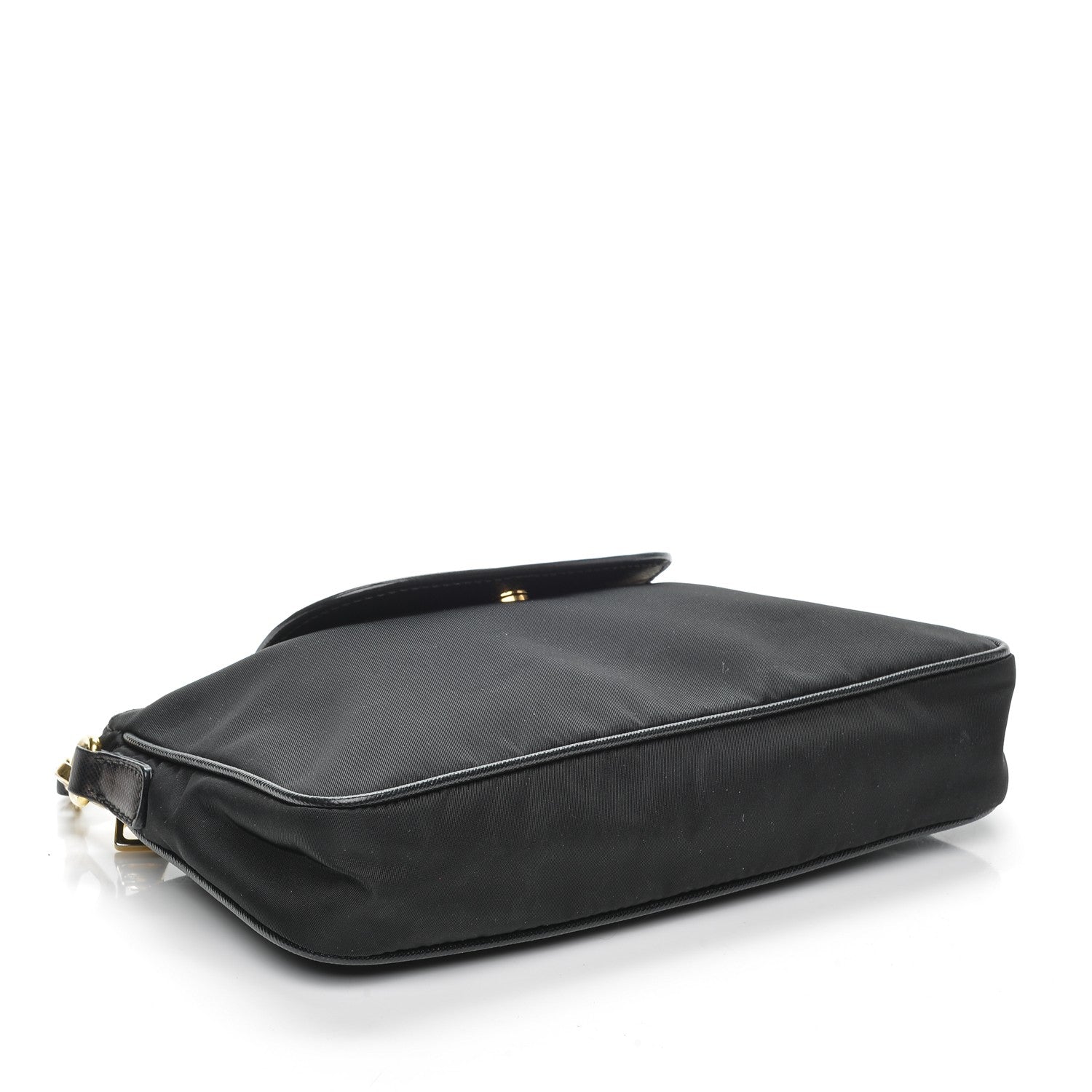 Prada Tessuto Nylon Saffiano Crossbody Bag Nero Black 194940