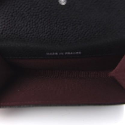 Chanel Caviar Quilted Flap Card Holder Wallet Black 5 of 9