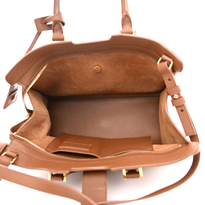 Saint Laurent Calfskin Small Classic Y Cabas Cognac 5 of 18