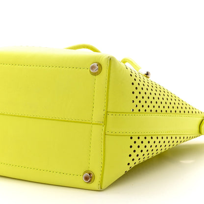 Proenza Schouler Calfskin Perforated Medium Bucket Bag Sulphur 10 of 14
