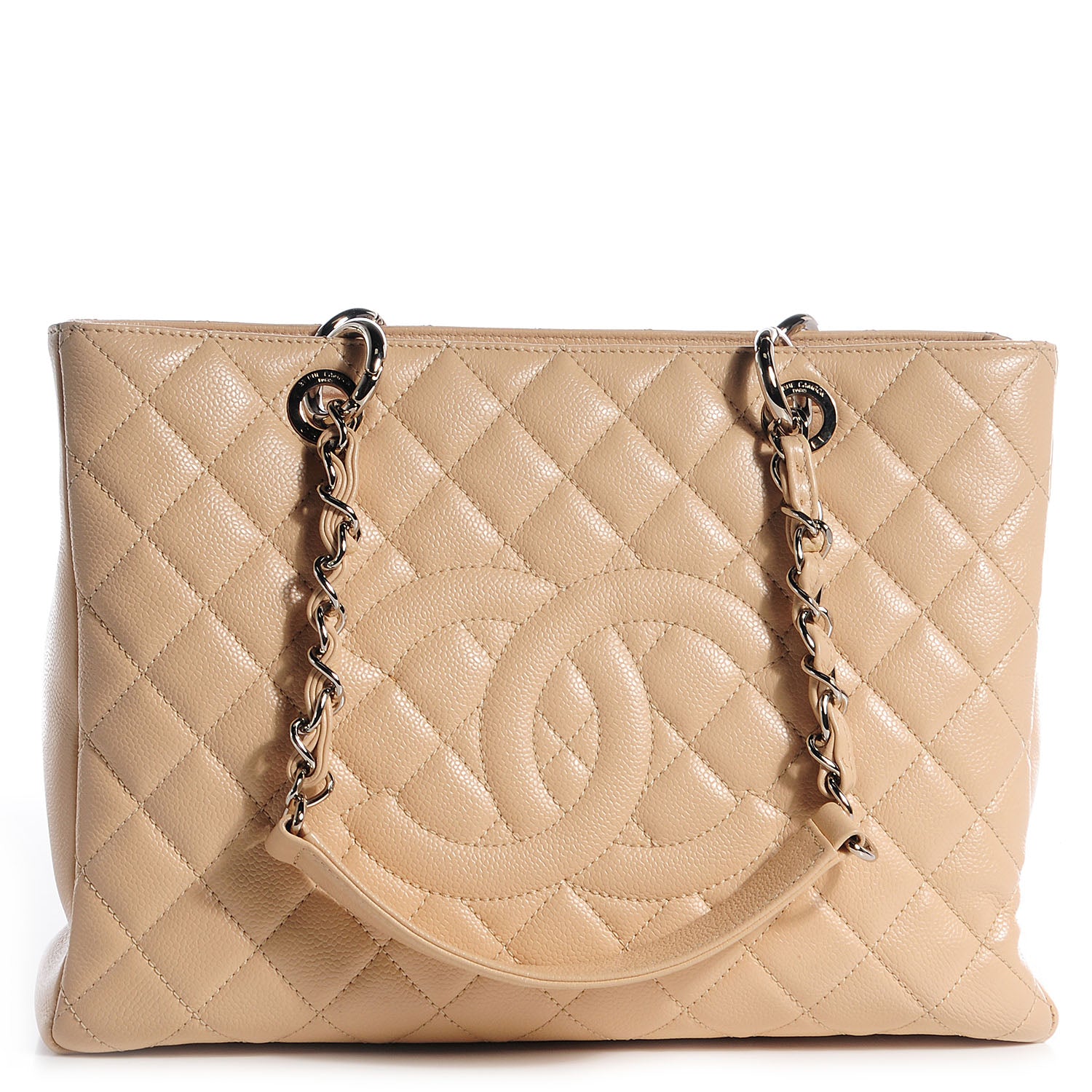 Chanel Caviar Grand Shopping Tote GST Beige Clair 1 of 7