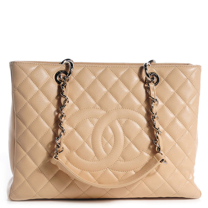 Chanel Caviar Grand Shopping Tote GST Beige Clair 1 of 7