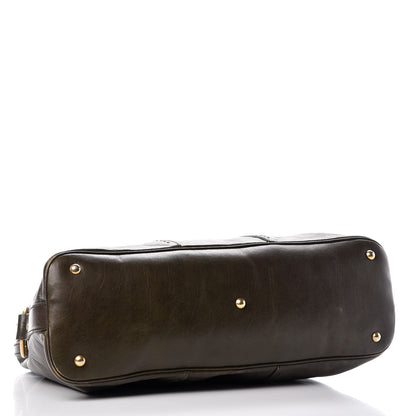 Saint Laurent Calfskin Oversized Muse Dark Grey 4 of 20