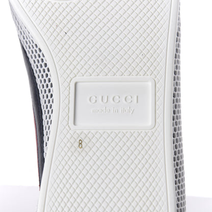 Gucci Calfskin Mesh Mens Falacer Sneakers 8 White Blue Red 6 of 9