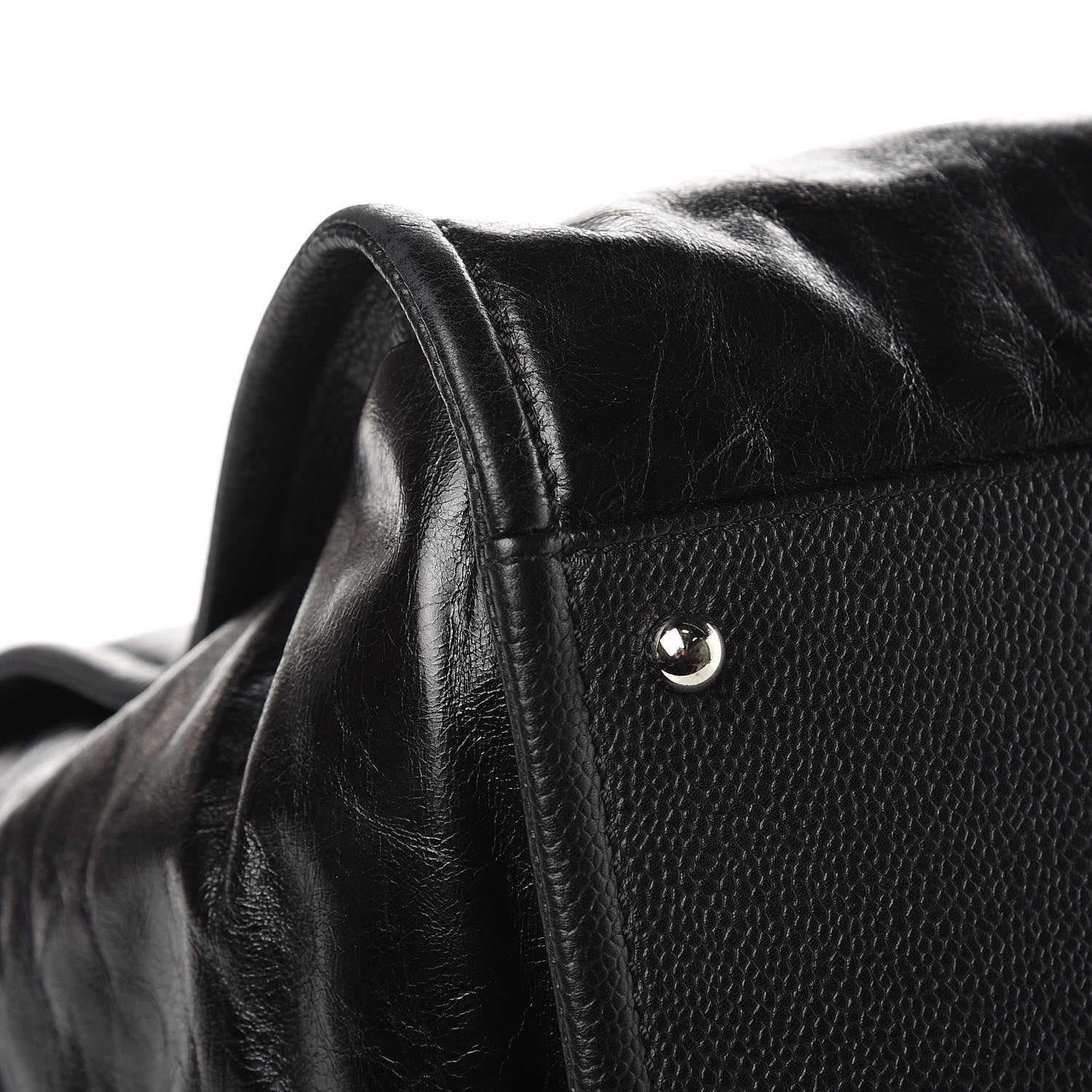 Chanel Glazed Calfskin Large Deauville Tote Black 8 of 9