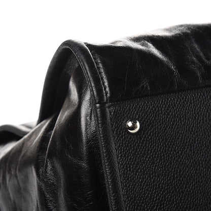 Chanel Glazed Calfskin Large Deauville Tote Black 8 of 9