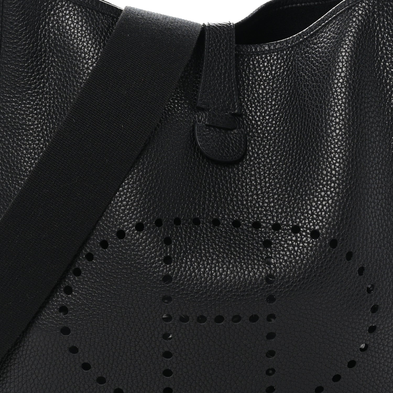 Hermes Taurillon Clemence Evelyne GM Black 8 of 10