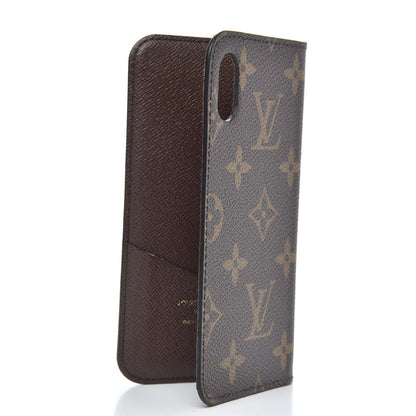 Louis Vuitton Monogram iPhone X Folio Case 3 of 9