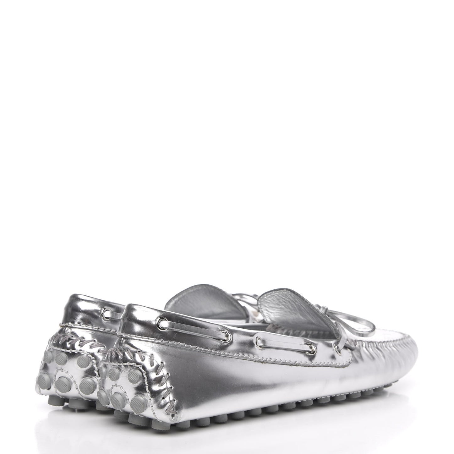Calfskin Monogram Gloria Loafers 41 Silver