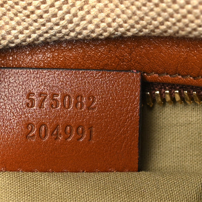 Gucci Vintage Canvas Web Belt Bag Sand Cuir 6 of 8