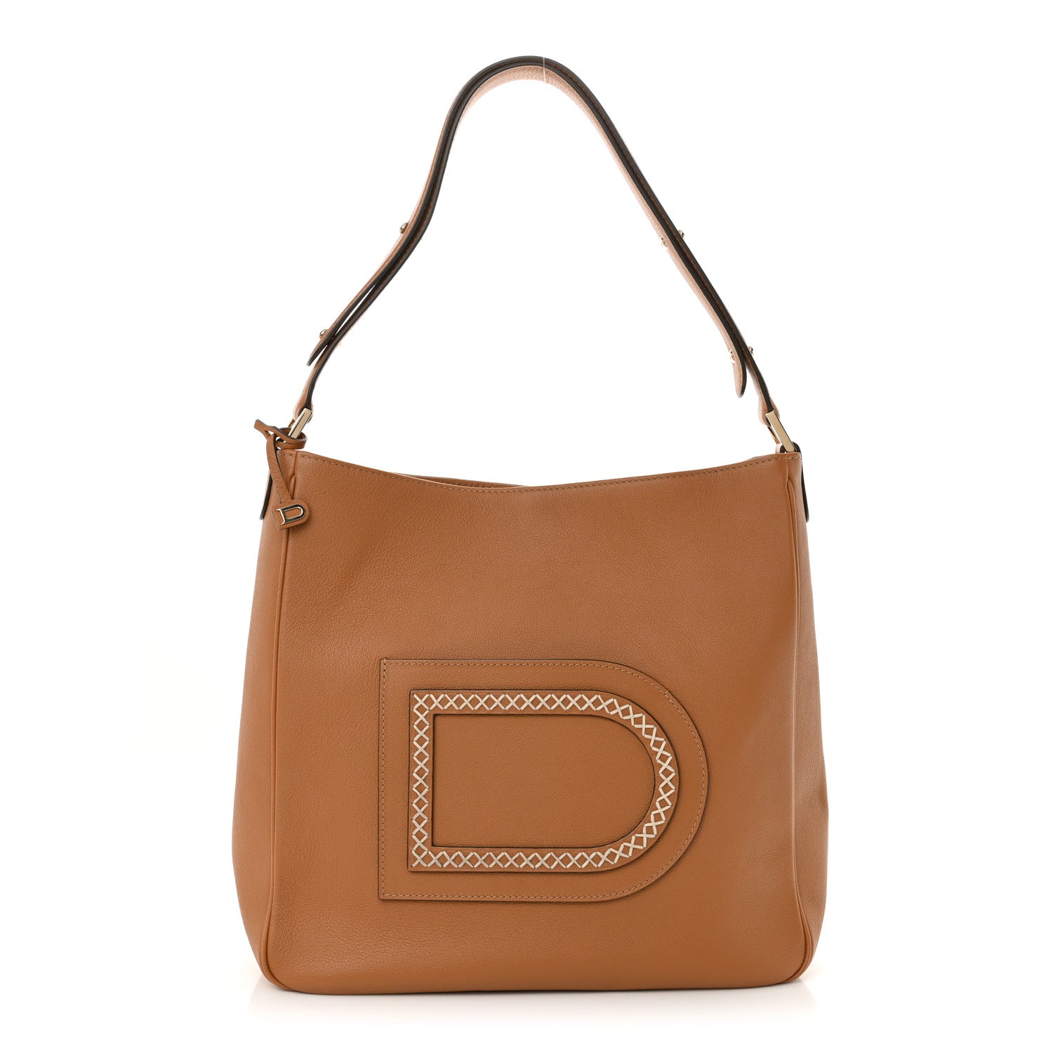 Delvaux Grained Calfskin Pin Surpique Bucket Vegetal Ivory 1 of 10