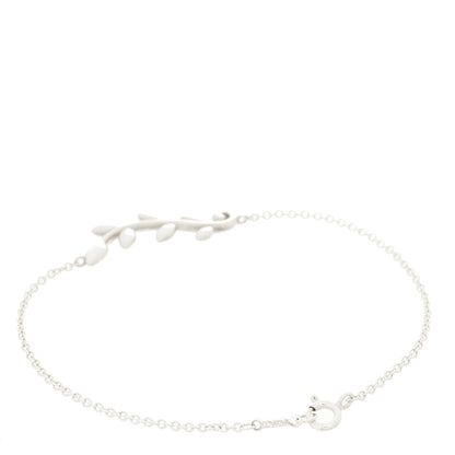 Tiffany Sterling Silver Paloma Picasso Olive Leaf Vine Bracelet 2 of 4