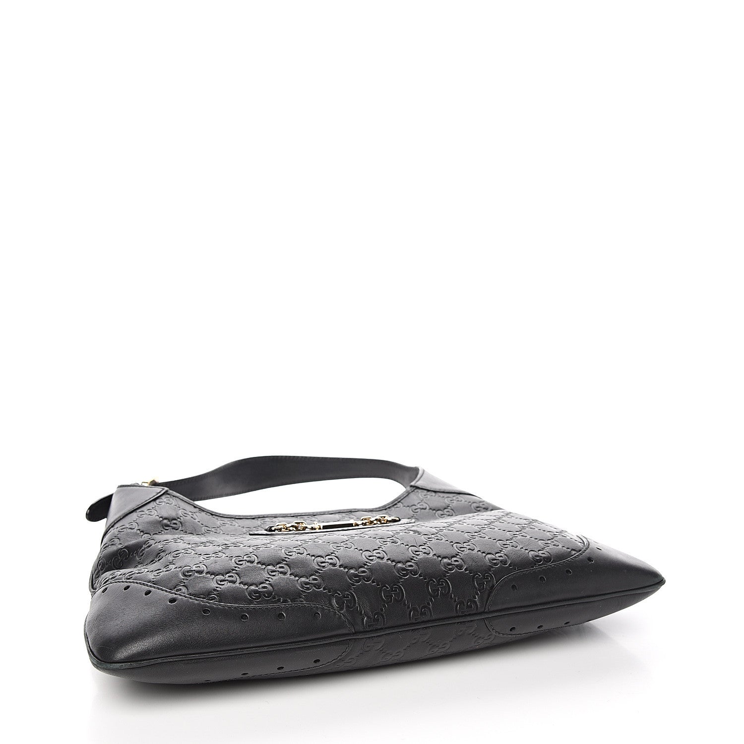 Gucci Guccissima Punch Hobo Black 3 of 14