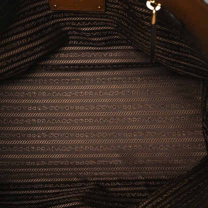 Prada Vitello Phenix Embossed Logo Tote Canella 5 of 9
