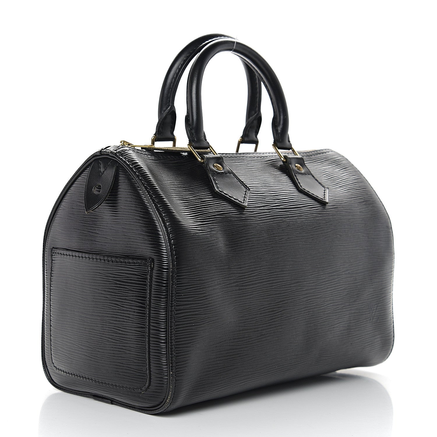 Louis Vuitton Epi Speedy 25 Black 2 of 10