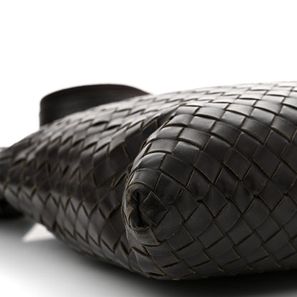 Bottega Veneta Nappa Intrecciato VN Crossbody Messenger Bag Ebano 7 of 9