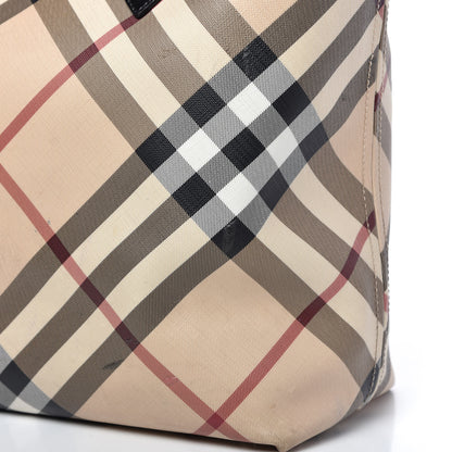 Burberry Nova Check Large Nickie Tote Black 11 of 14