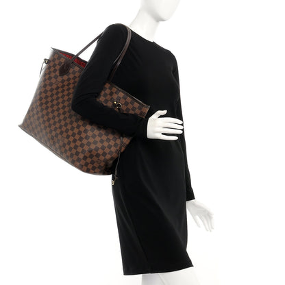 Louis Vuitton Damier Ebene Neverfull GM 2 of 12