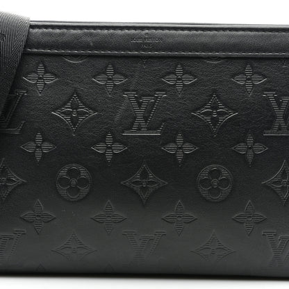 Louis Vuitton Calfskin Monogram Shadow Gaston Wearable Wallet 8 of 10