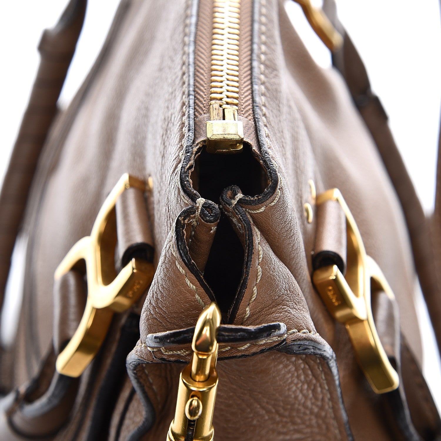 Chloe Calfskin Small Marcie Satchel Nut 12 of 21
