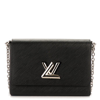 Louis Vuitton Epi Twist Shoulder Bag MM Black 1 of 6