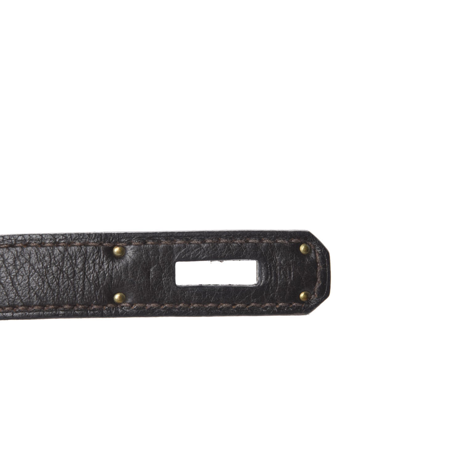 Hermes Taurillon Clemence Birkin 30 Chocolate 9 of 10