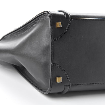 Celine Smooth Calfskin Mini Luggage Black 10 of 23