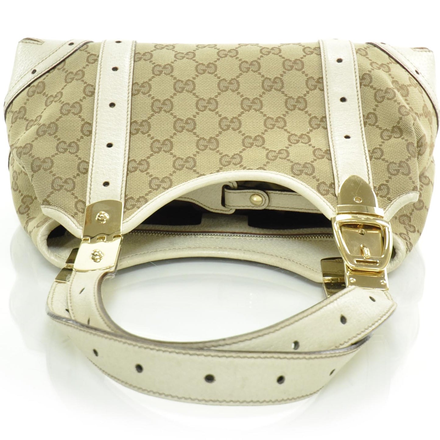 Monogram Glam Shoulder Bag Ivory