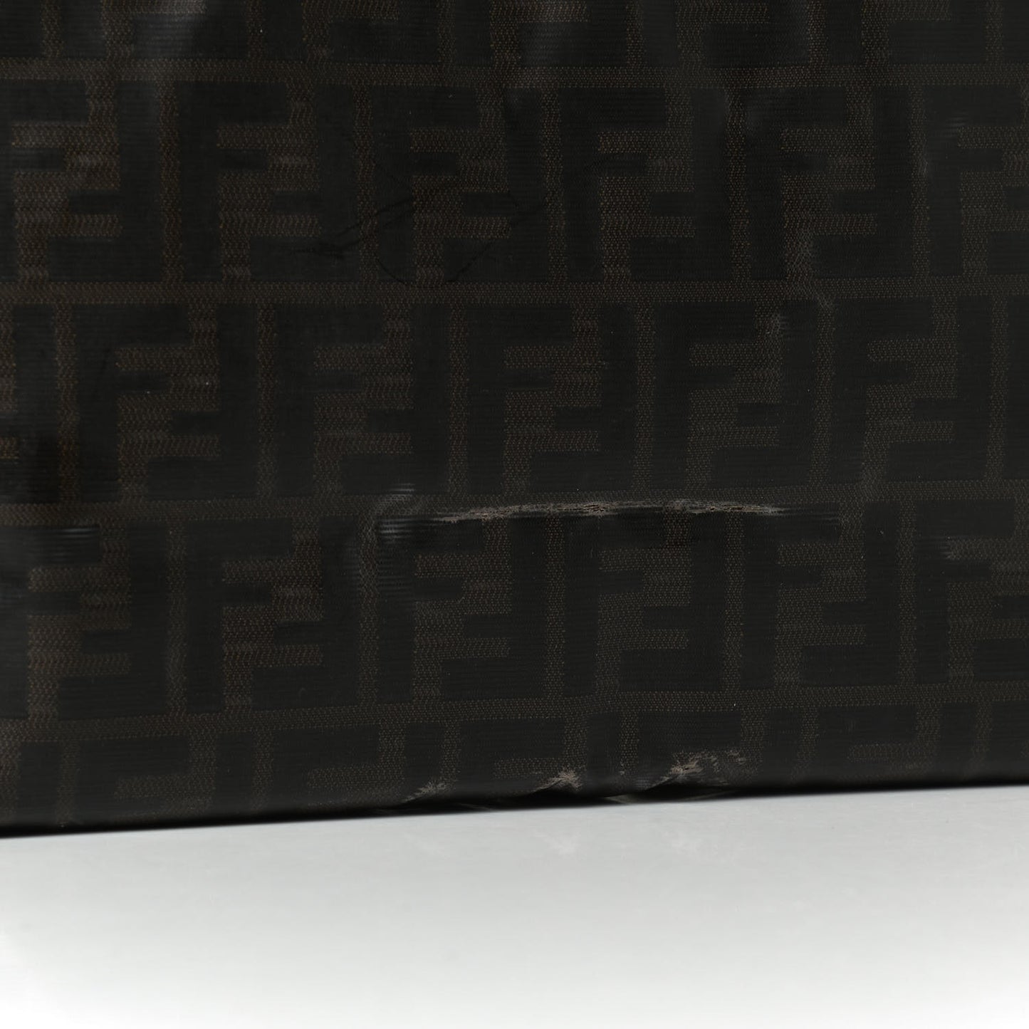 Zucca Spalmati Matrioska Small Roll Tote Tobacco Black