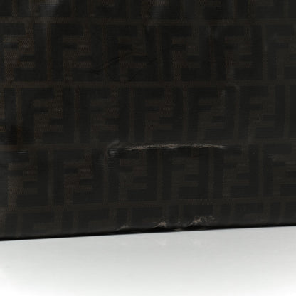 Fendi Zucca Spalmati Matrioska Small Roll Tote Tobacco Black 14 of 16