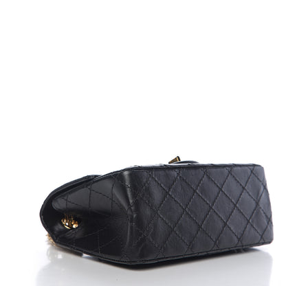 Chanel Aged Calfskin Quilted 2.55 Reissue Mini Flap Black 3 of 11